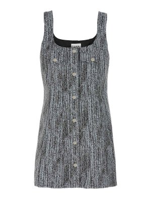 GANNI: ニーレングスドレス - 膝丈ドレス - マルチカラー