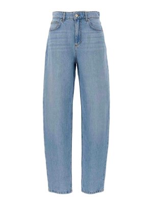 デニム・ジーパン STELLA MCCARTNEY Women Denim Pants 6D03393SQH104545 BLUE Stella Mccartney Layered Jeans - Light Blue | 6D03393SQH104545