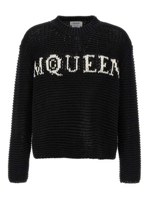 ALEXANDER MCQUEEN: crew necks - Logo Sweater