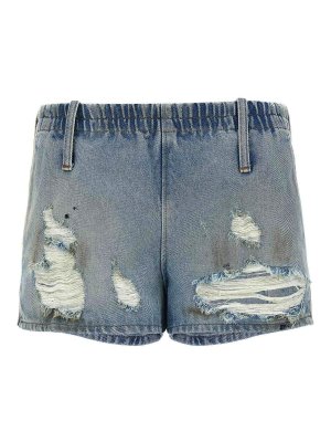 Loulou Studio Isu Bermuda Shorts - Light Blue