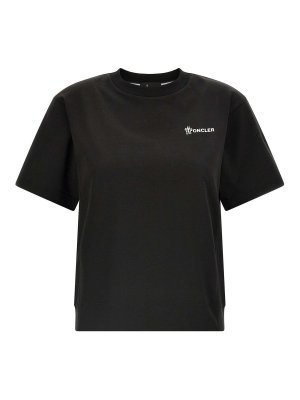 MONCLER: T-shirts - T-Shirt - Schwarz