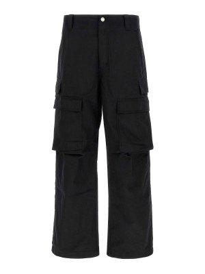 PURPLE BRAND: casual trousers - Woven Cargo Pants