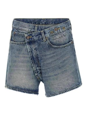 R13: Trousers Shorts - Crossover Shorts