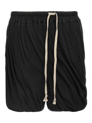 RICK OWENS: Trousers Shorts - Dbl Long Boxers Bermuda Shorts