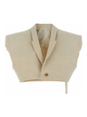 RICK OWENS: vests - Micro Tatlin Vest