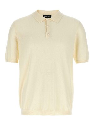 ROBERTO COLLINA: polo shirts - Spongy Cotton Polo Shirt