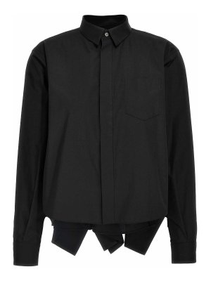 Sacai: shirts - Flounced Shirt