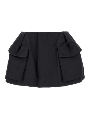 【関税込み】sacai ブラック パネル ミニドレス Sacai シアーパネル ドレス | ブラック | FARFETCH JP