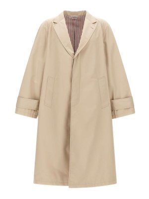 THOM BROWNE: short coats - Trench Coat