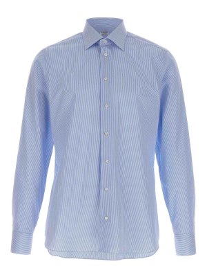 BORRIELLO NAPOLI: Camisas - Camisa - Azul Claro