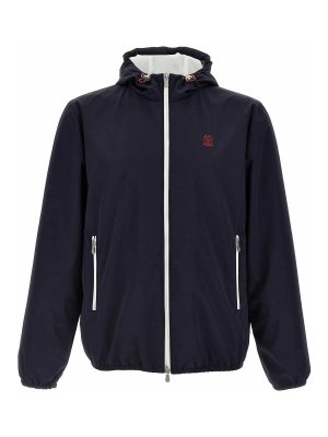 BRUNELLO CUCINELLI: trench coats - Logo Waterproof