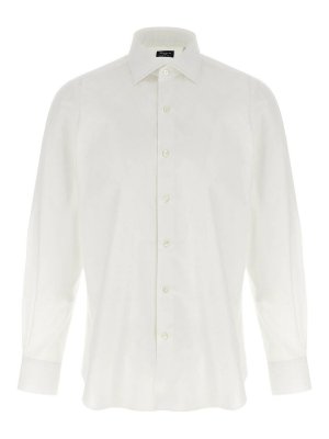 Tシャツ・カットソー STUDIO NICHOLSON POCKET DETAIL SHIRT (SALIN SNM 1125 OPTIC) Studio Nicholson Pocket Detail Shirt - White | SALINSNM1125OPTIC