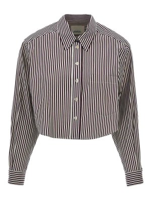 ISABEL MARANT: shirts - Fleora Cropped Shirt