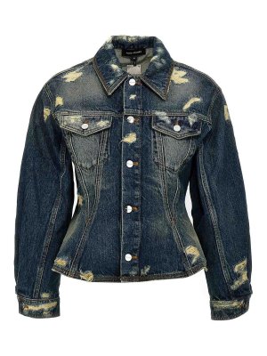 MARC JACOBS: Jeansjacken - Jeansjacke - Blau