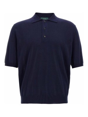 Tシャツ・カットソー Kiton SS25 Honeycomb polo shirt (UMK133140 C008) Kiton Honeycomb Polo Shirt | italist