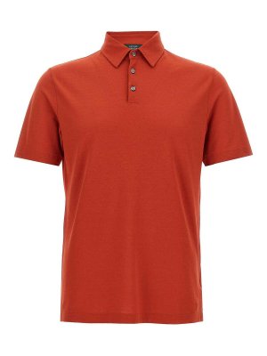 Homme Plissé Issey Miyake Mc October Polo - Orange | HP48JM11833