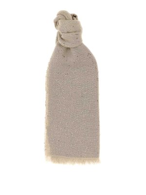 BRUNELLO CUCINELLI: scarves - Micro Sequin Scarf