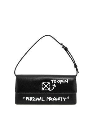 OFF-WHITE: borse a tracolla - Jitney 10 Stume a tracolla