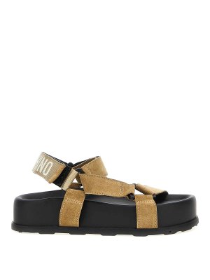 MOSCHINO: sandals - Suede Sandals