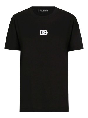 DOLCE & GABBANA: Tシャツ - Tシャツ - 黒