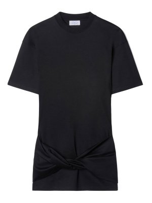 OFF-WHITE: ニーレングスドレス - 膝丈ドレス - 黒