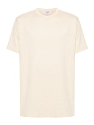 OFF-WHITE: T-shirts - T-Shirt - Beige