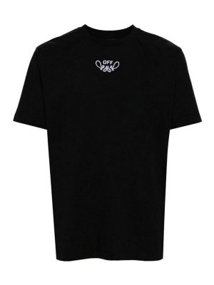 OFF-WHITE: T-shirts - T-Shirt - Noir