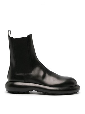 JIL SANDER: Botines - Botines - Negro