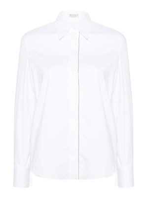 BRUNELLO CUCINELLI: シャツ - シャツ - 白