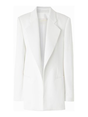 GENNY: blazers - White Single-Breasted Blazer