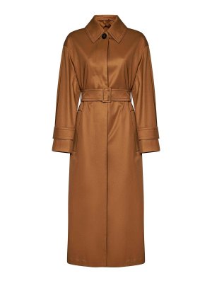 Max Mara Studio Limone Coat In Wool And Cashmere