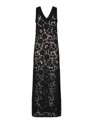 ワンピース Alexander Wang Name Necklace Long Dress Alexander Wang Name Necklace Long Dress - Black | 1KC1256104001