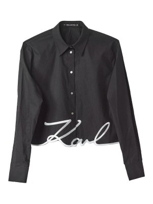 KARL LAGERFELD: shirts - Karl Hem Signature Shirt