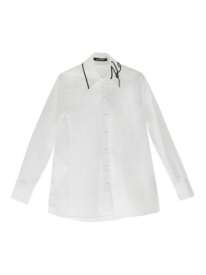 KARL LAGERFELD: shirts - Signature Collar Poplin Shirt
