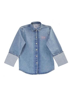 MOSCHINO JEANS: シャツ - シャツ - ブルー