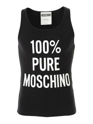 MOSCHINO: Chalecos - Chaleco - Negro