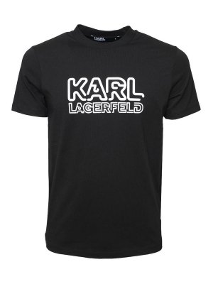 Karl Lagerfeld t-shirts for men's Black 2025 | thebs.com