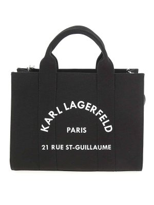 KARL LAGERFELD: Handtaschen - Shopper - Schwarz