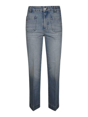 VICTORIA BECKHAM: bootcut jeans - Cropped Kick Alina Jeans