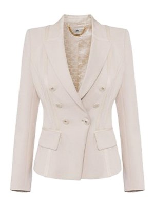 ジャケット PT TORINO Women Outer TW3FMP110TORLB090015 Beige Pt Torino Jacket - Cream - Women | TW3FMP110TORLB090015