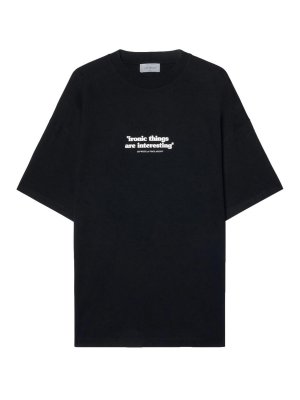 OFF-WHITE: T-shirts - T-Shirt - Schwarz