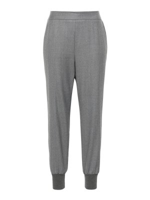 STELLA McCARTNEY: tracksuit bottoms - Stretch Wool Track Pants