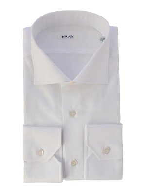Tシャツ・カットソー STUDIO NICHOLSON POCKET DETAIL SHIRT (SALIN SNM 1125 OPTIC) Studio Nicholson Pocket Detail Shirt - White | SALINSNM1125OPTIC
