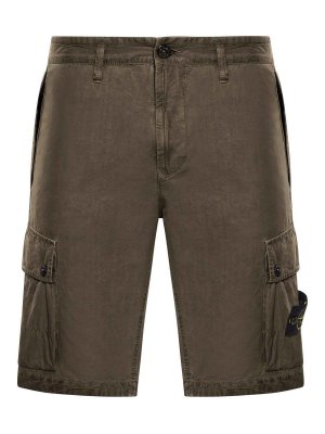 STONE ISLAND: Trousers Shorts - Bermuda Slim