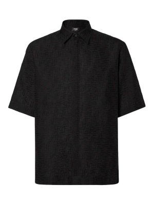 FENDI: shirts - Ff Jacquard Shirt