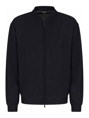 GIORGIO ARMANI: casual jackets - Micro Modal Double Jersey Blouson