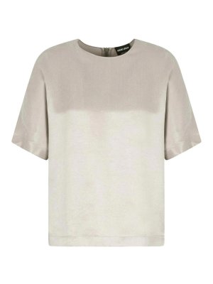 GIORGIO ARMANI: Blusas - Blusa - Gris