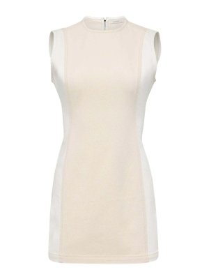 J.W. ANDERSON: knee length dresses - Denim Twill Trapeze Dress