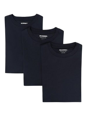 JIL SANDER: T-shirts - T-Shirt - Bleu