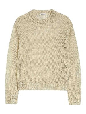 JIL SANDER: クルーネック - クルーネック - ヌードカラー